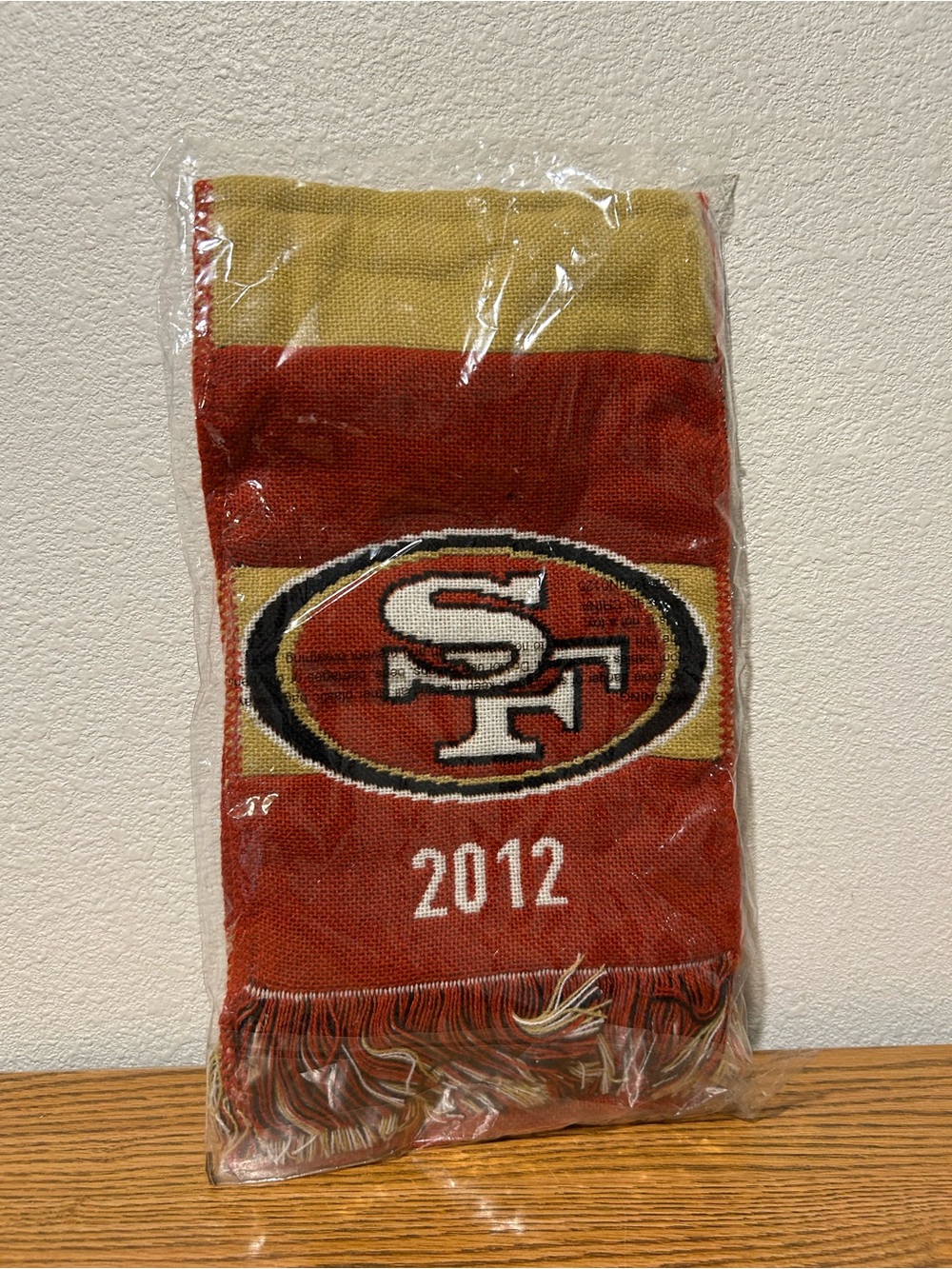 San Francisco 49ers 2012 Red and Gold Fan Scarf